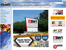 Tablet Screenshot of marylandaviation.com